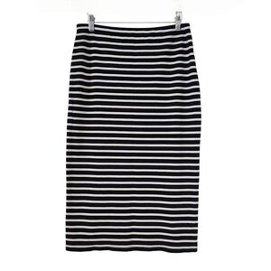 Anthropologie Sanctuary Striped Pencil Midi Skirt Size Large Nautical Beach